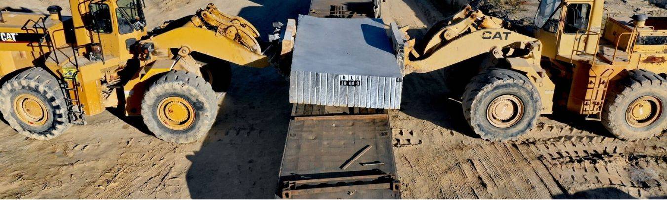 Granite blocks at the DLA Investments quarry in Brits